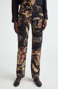 Etro Floral Stretch Jeans