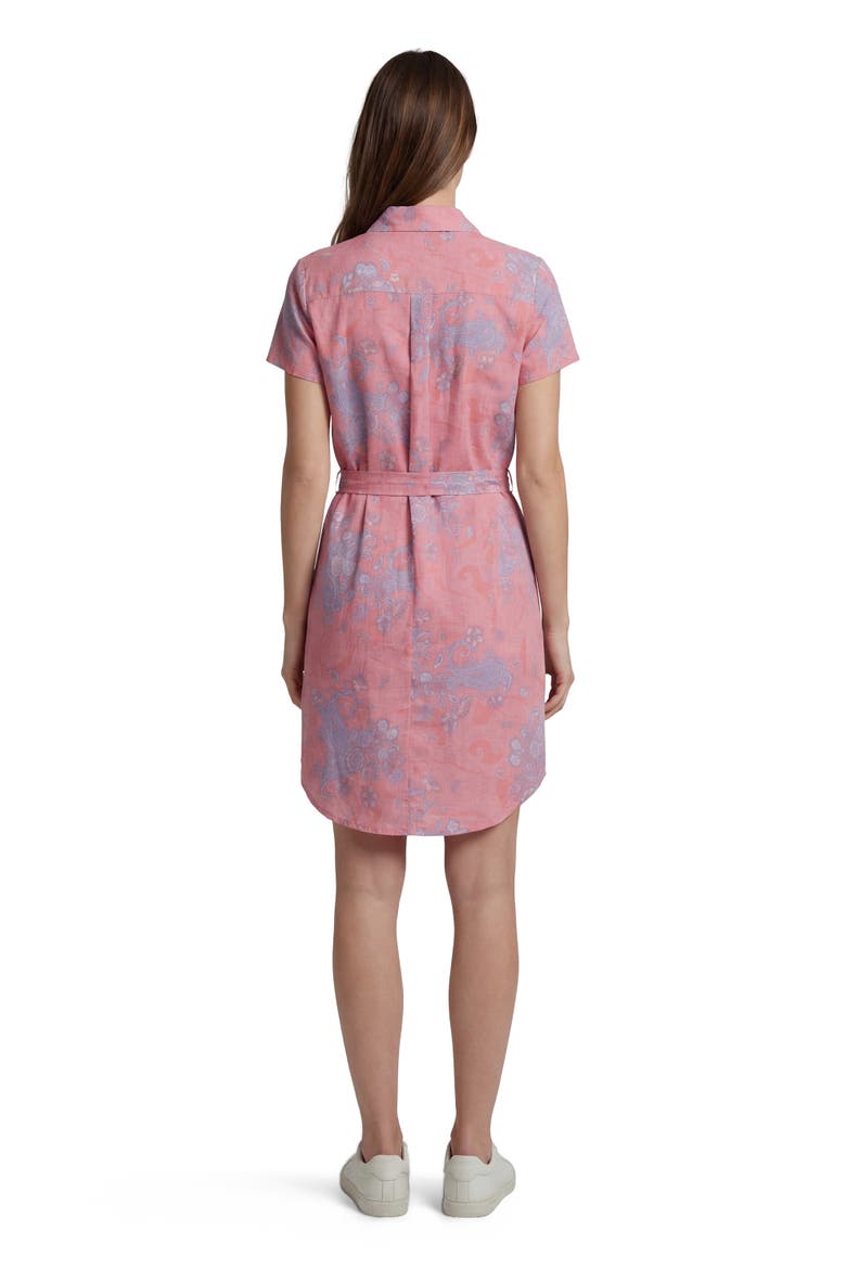Paisley Explosion Womens Shirt Dress, Alternate, color, PAISLEY EXPLOSION CORAL