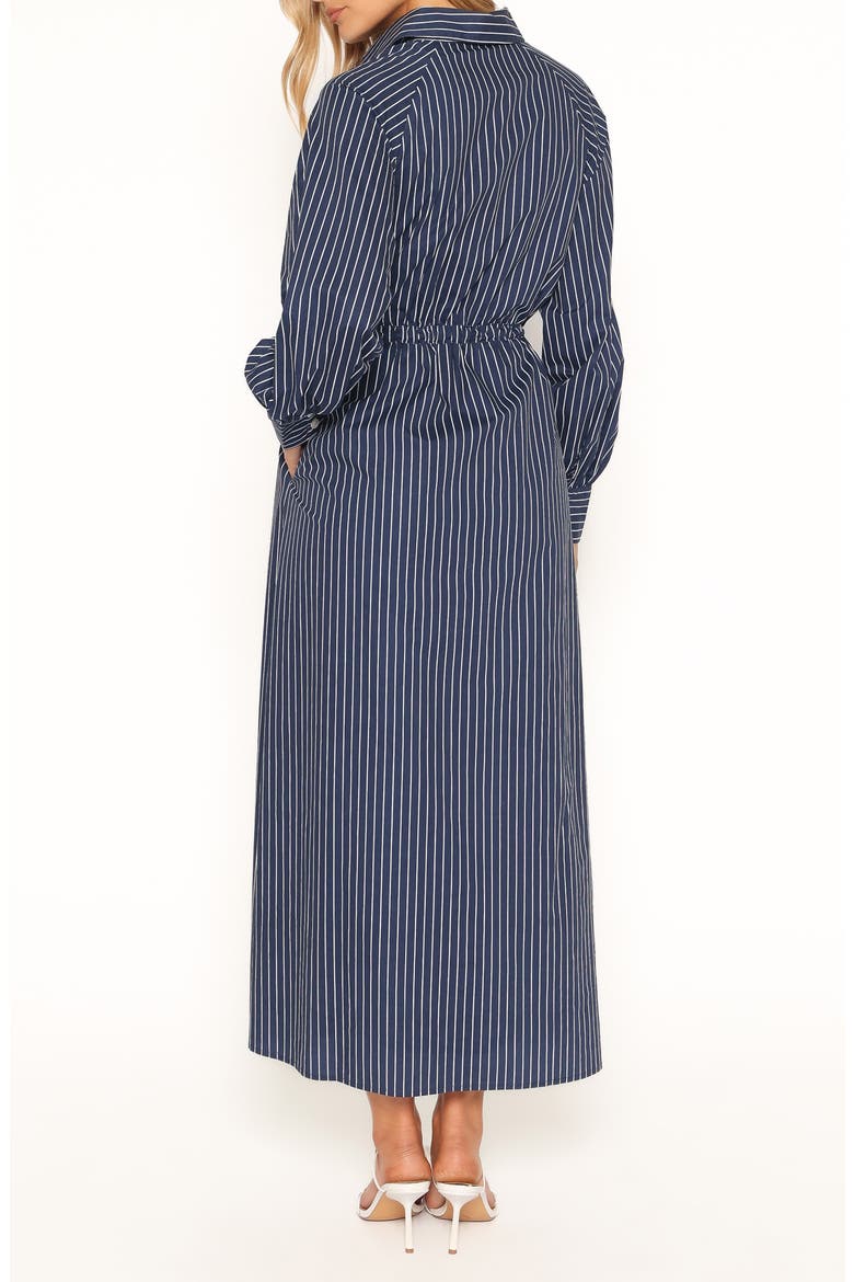 Hansel Long Sleeve Maxi Dress, Alternate, color, NAVY STRIPE