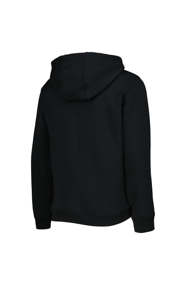Outerstuff Youth Black Chicago White Sox Wordmark Full-Zip Fleece Hoodie, Alternate, color, Black