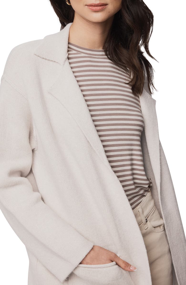 Splendid Faith Notch Lapel Cardigan, Alternate, color, Pale Oak Heather