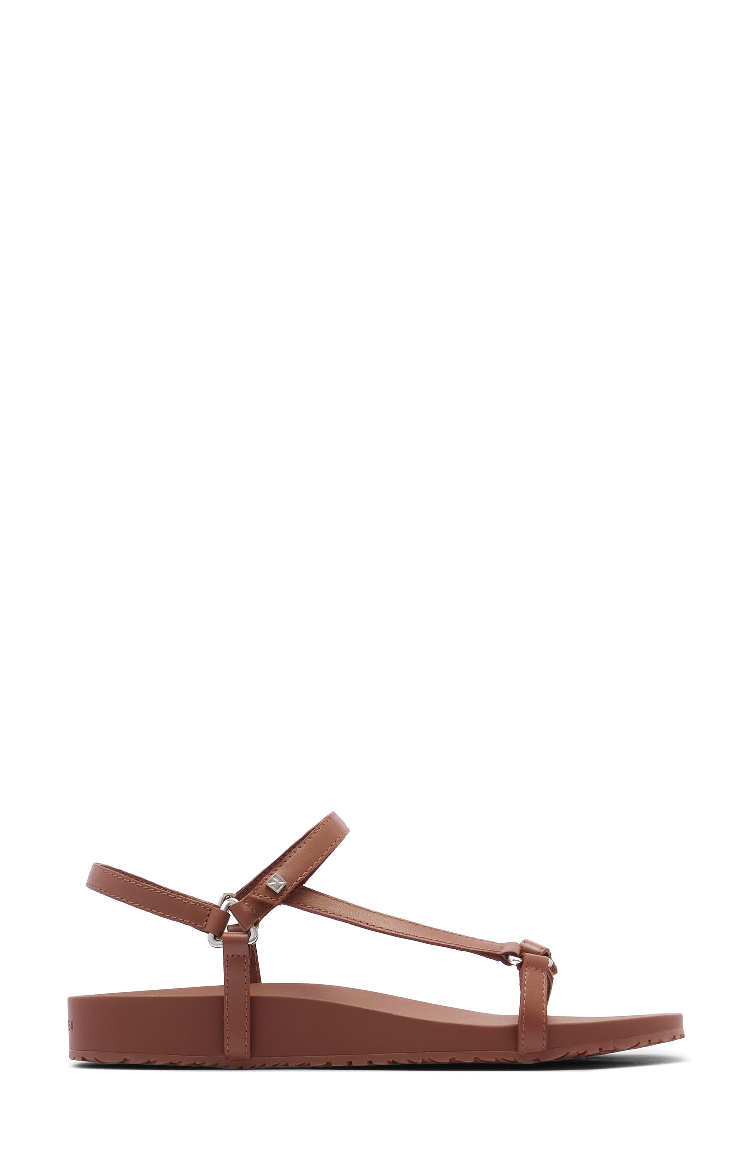 Bronte Waterproof Ankle Strap Slide Sandal, Alternate, color, RICH TAN