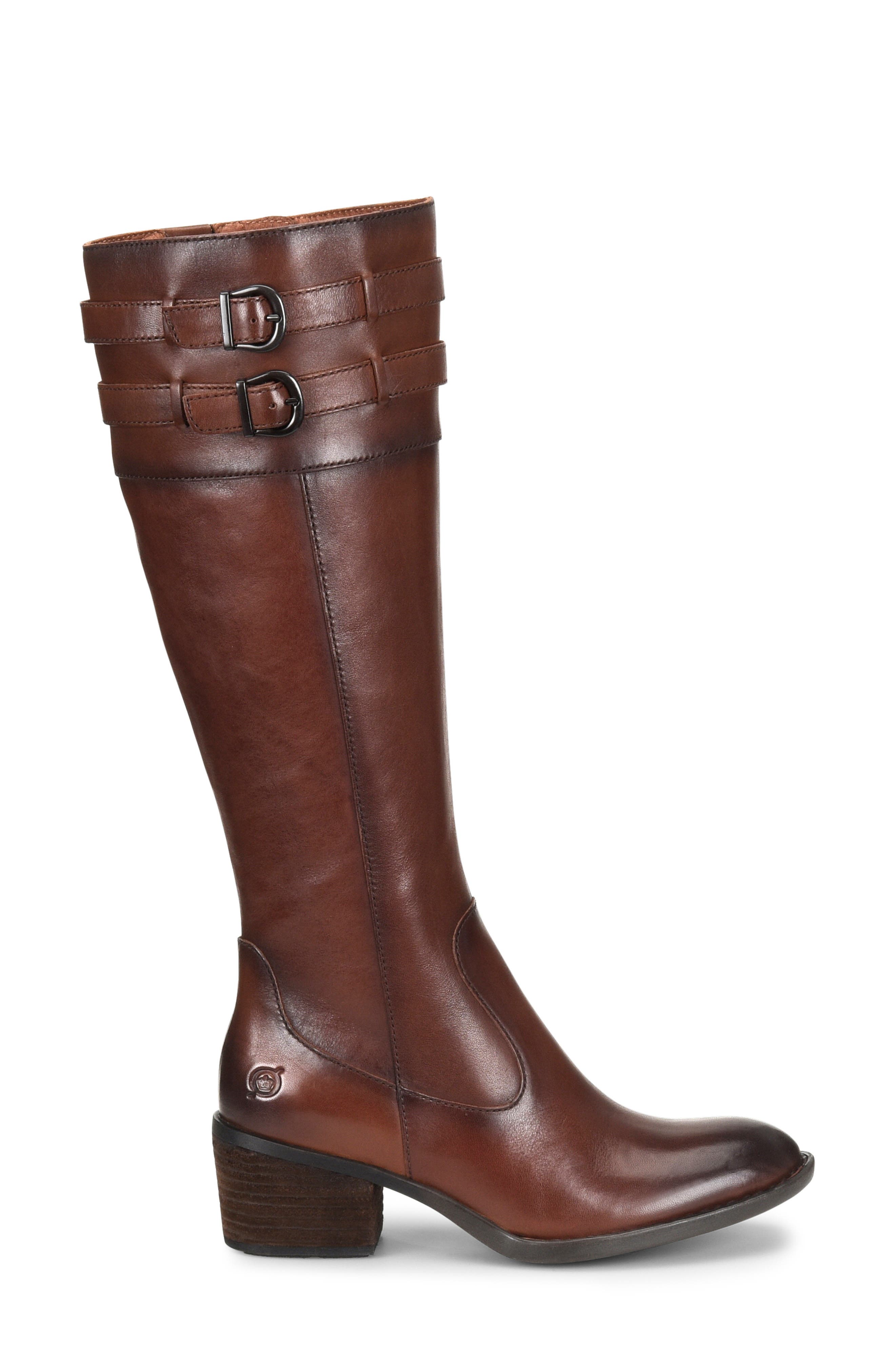 Børn Tay Block Heel Knee High Boot, Alternate, color, 