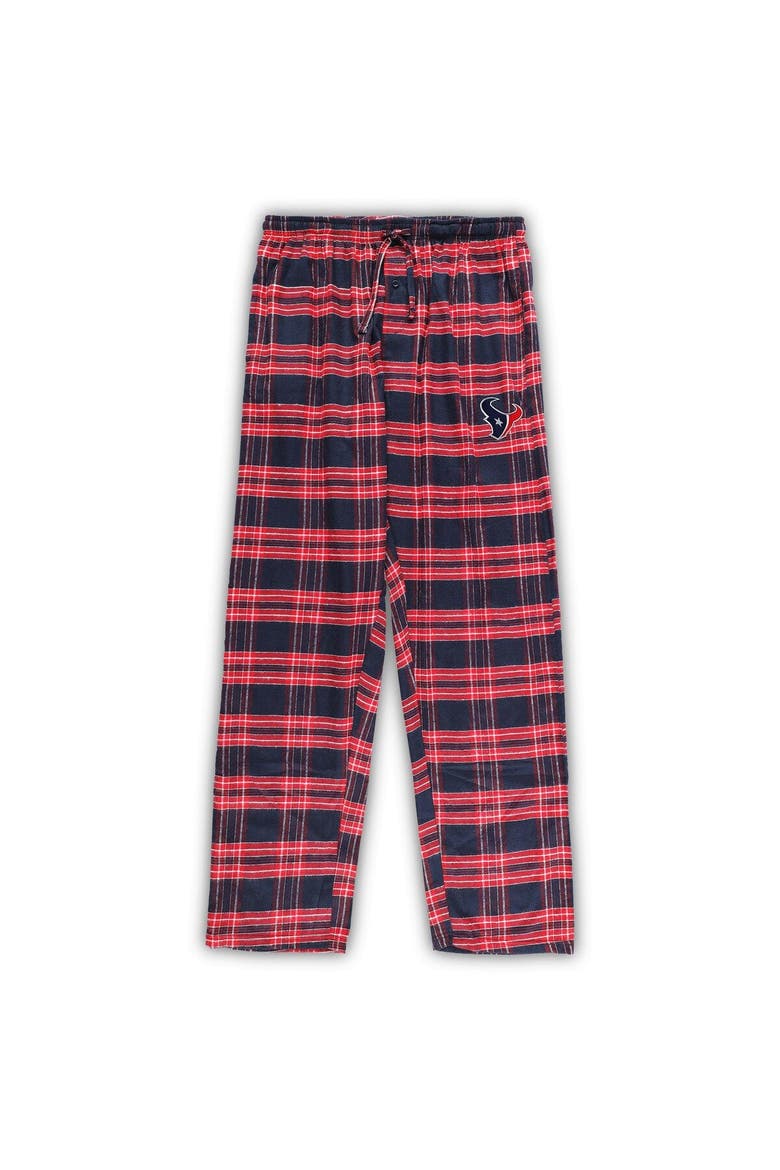 Men's Concepts Sport Navy/Red Houston Texans Big & Tall Flannel Sleep Set, Alternate, color, Navy