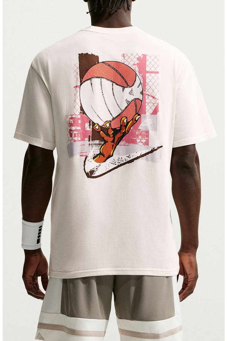 Ashbury Basketball T-Shirt, Alternate, color, SAIL