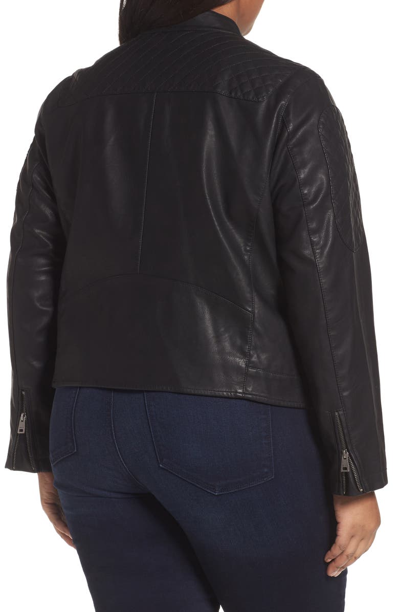 Levi's<sup>®</sup> LEVIS<sup>®</sup> Faux Leather Moto Jacket, Alternate, color, 