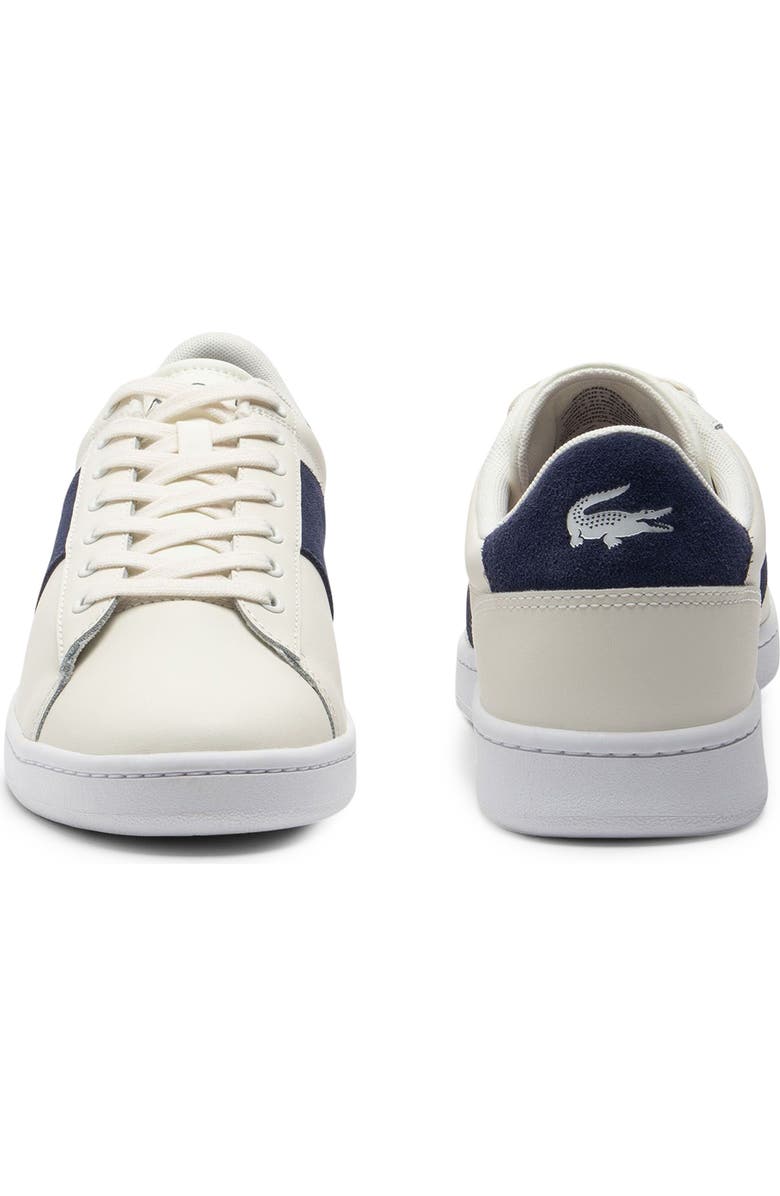 Lacoste Carnaby Sneaker, Alternate, color, Off White/ Dark Blue