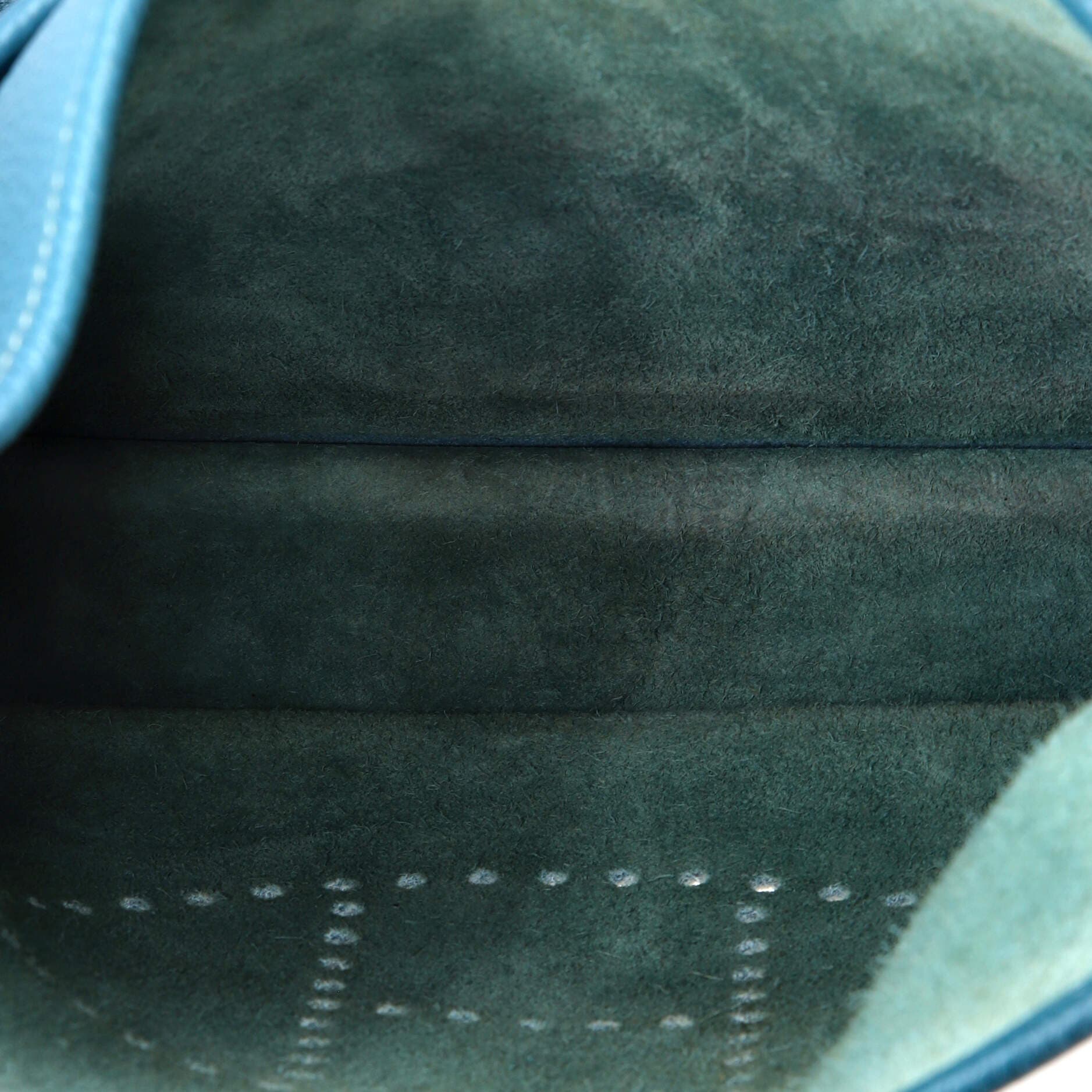 Pre-Owned Hermes Evelyne Bag Gen III Clemence PM, Alternate, color, Bleu Jean