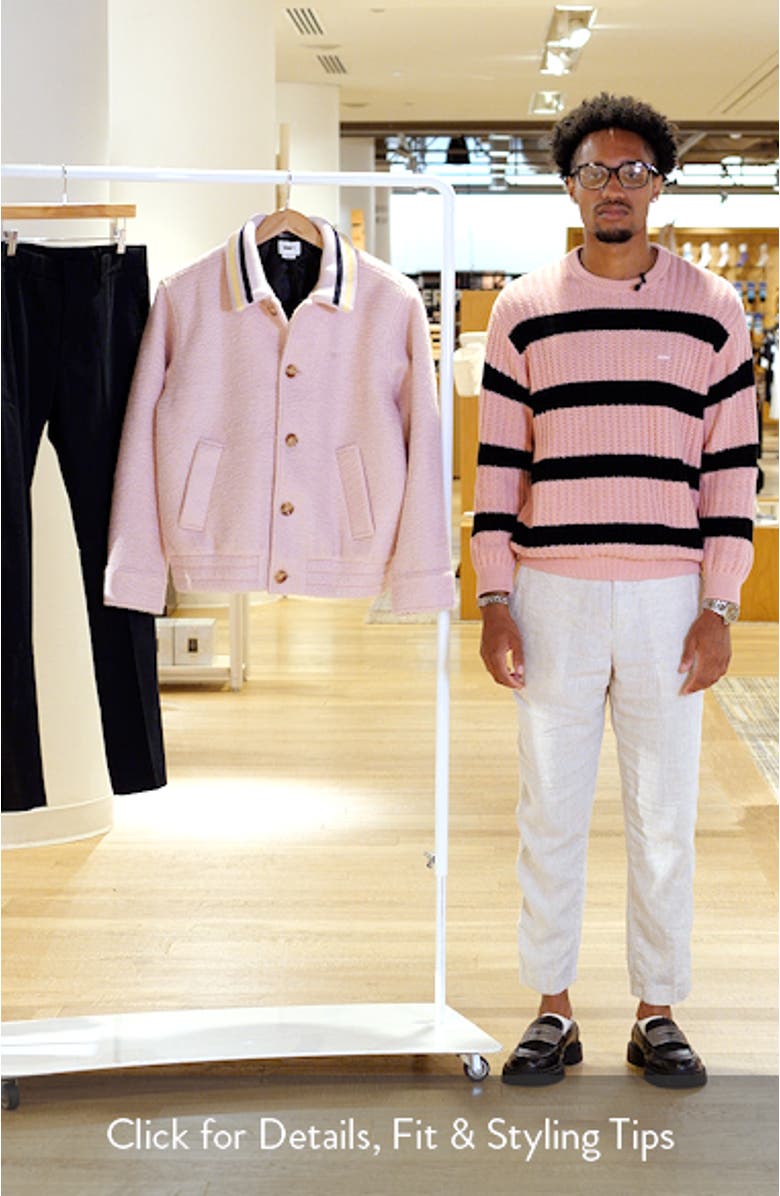 Arden Fuzzy Blouson Jacket, sales video thumbnail