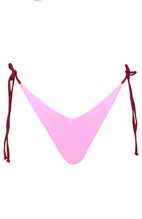 Blocked Ryan Micro Tie Side Bikini Bottom