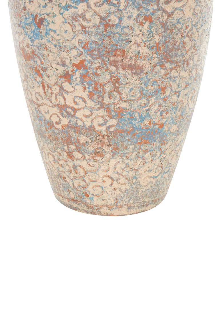 Red Clay Ceramic Vase, Alternate, color, BEIGE