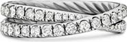 David Yurman DY Crossover® Band Ring with Diamonds