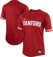 Nike Men's Nike Red Stanford Cardinal Two-Button Replica Baseball Jersey