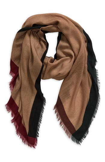 Rag & Bone Astrid Wool Scarf In Brown