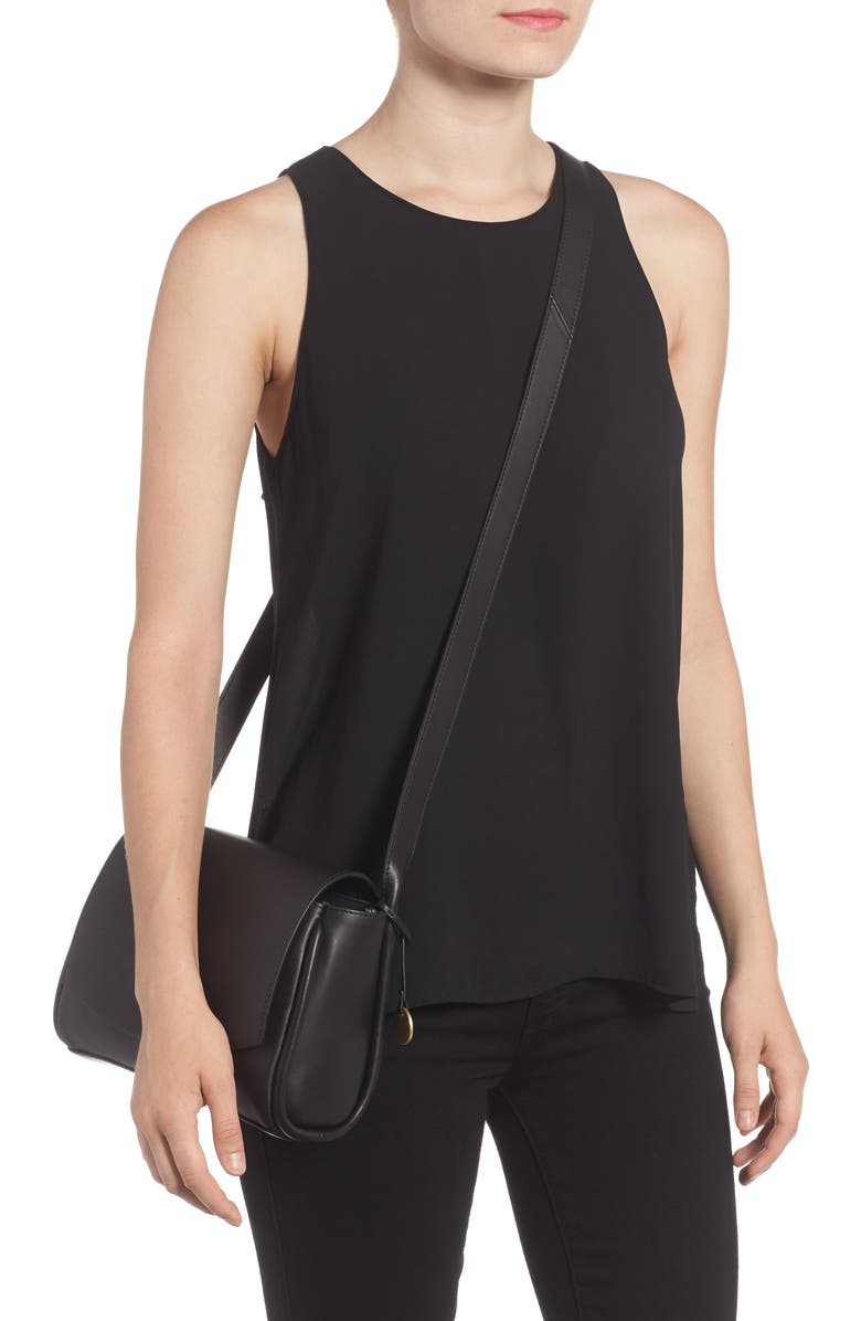 Skagen Sylvi Leather Crossbody Bag, Alternate, color,