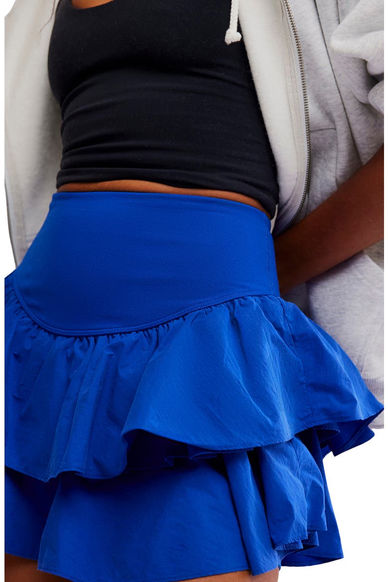 FP Movement Field Day Layered Ruffle Skort, Alternate, color, ELECTRIC SHOCK
