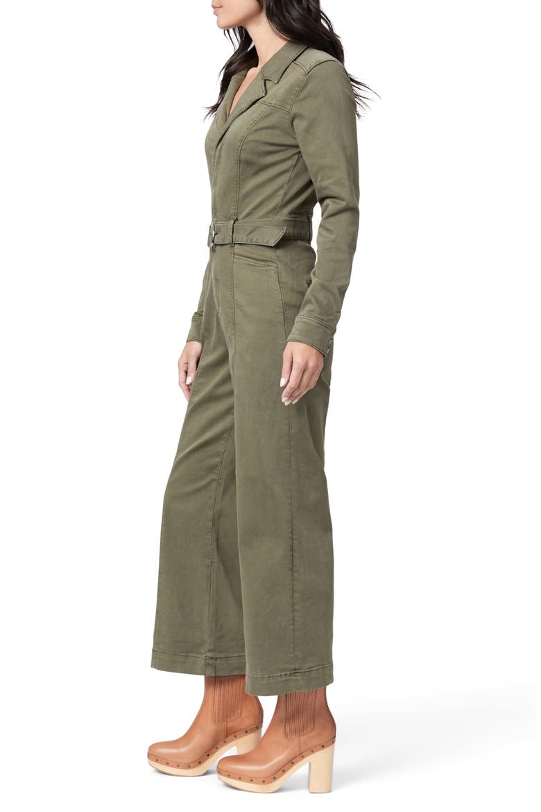Anessa Crop Wide Leg Jumpsuit, Alternate, color, VINTAGE BRUSHED OLIVE