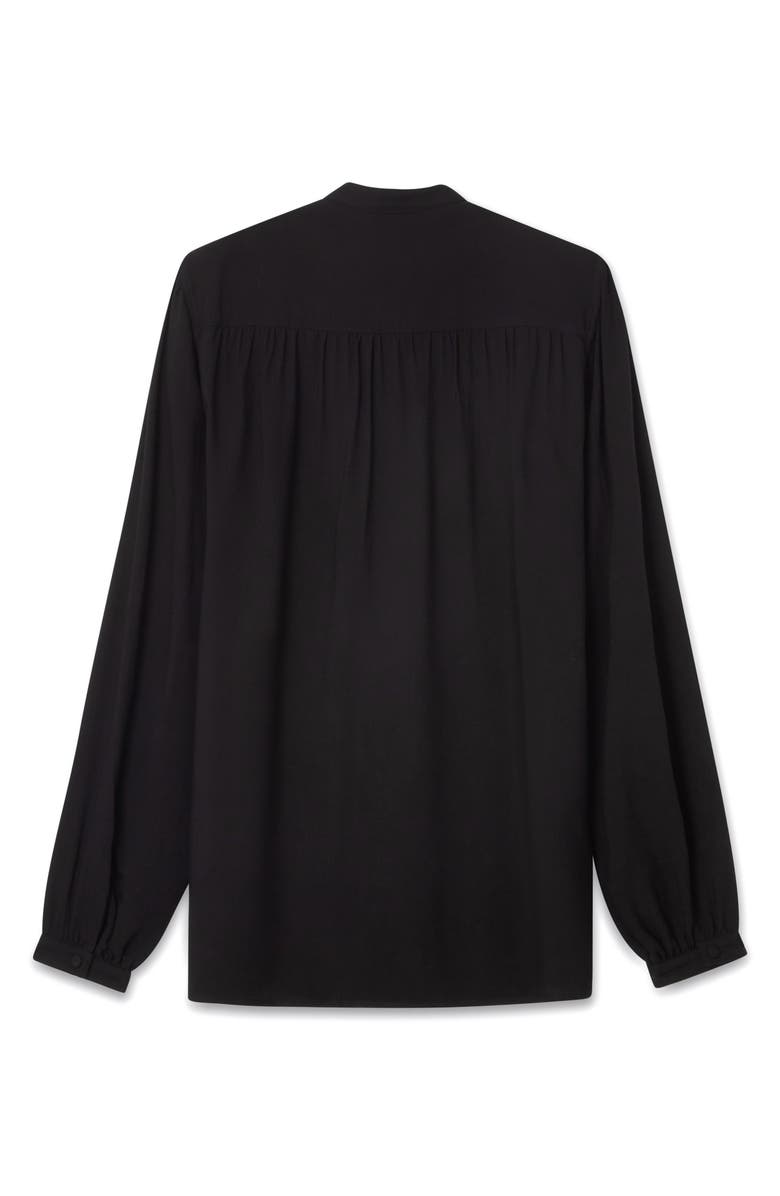 BLK DNM Mandarin Collar Button-Up Shirt, Alternate, color,