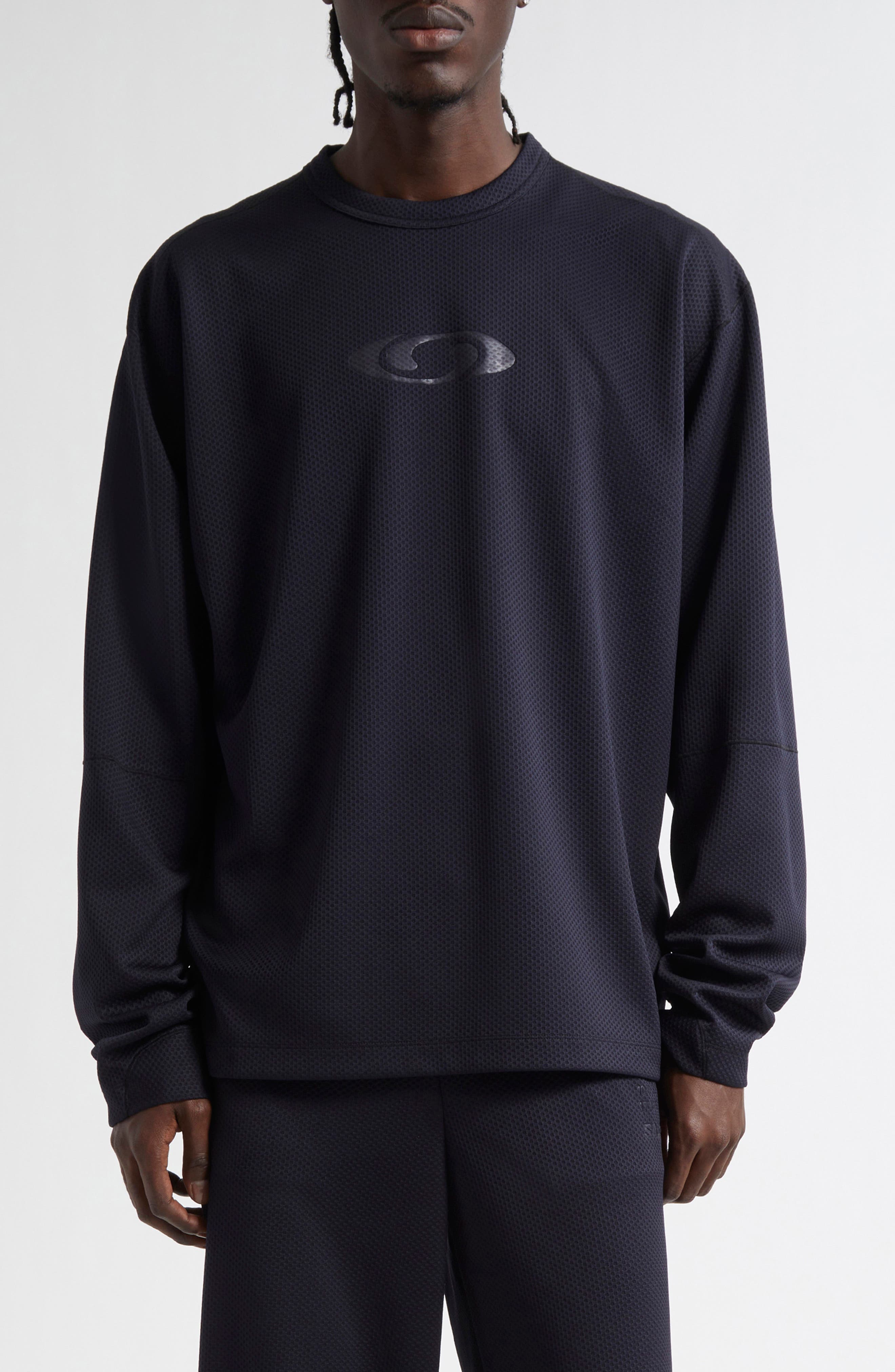 x Salomon Logo Long Sleeve Graphic Mesh T-Shirt (Men) | Nordstrom