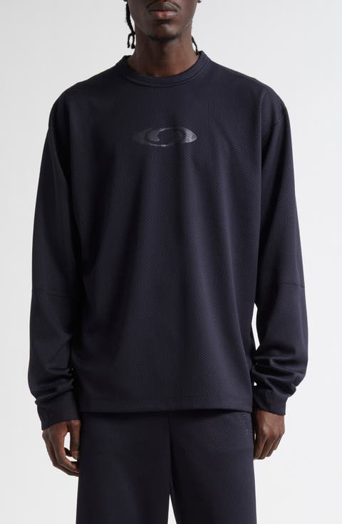 x Salomon Logo Long Sleeve Graphic Mesh T-Shirt