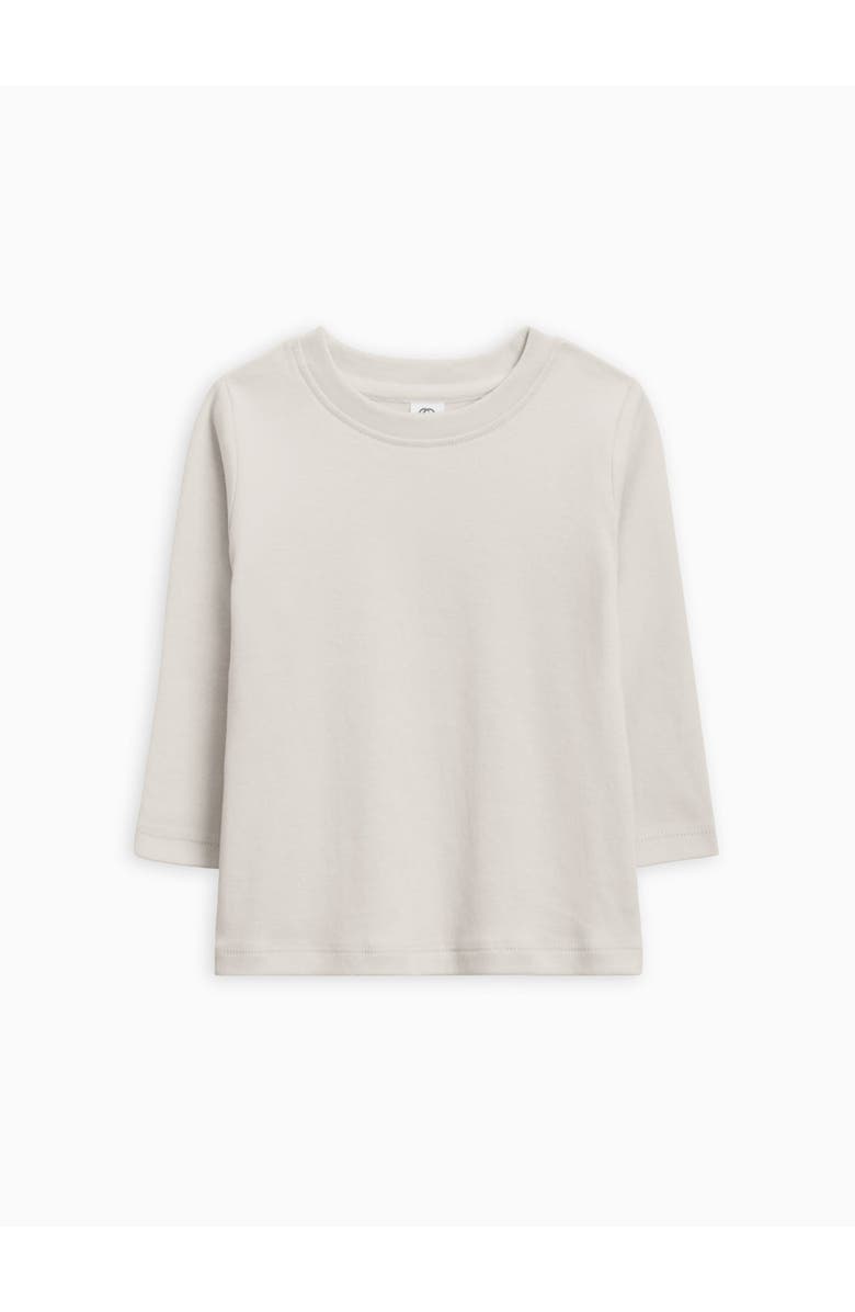 Colored Organics Organic Cotton Turk Long Sleeve Crew, Main, color, Stone