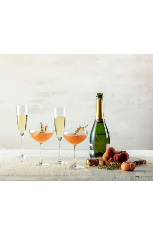 Fortessa Schott Zwiesel Classico Set Of 6 Flute Glasses In Clear