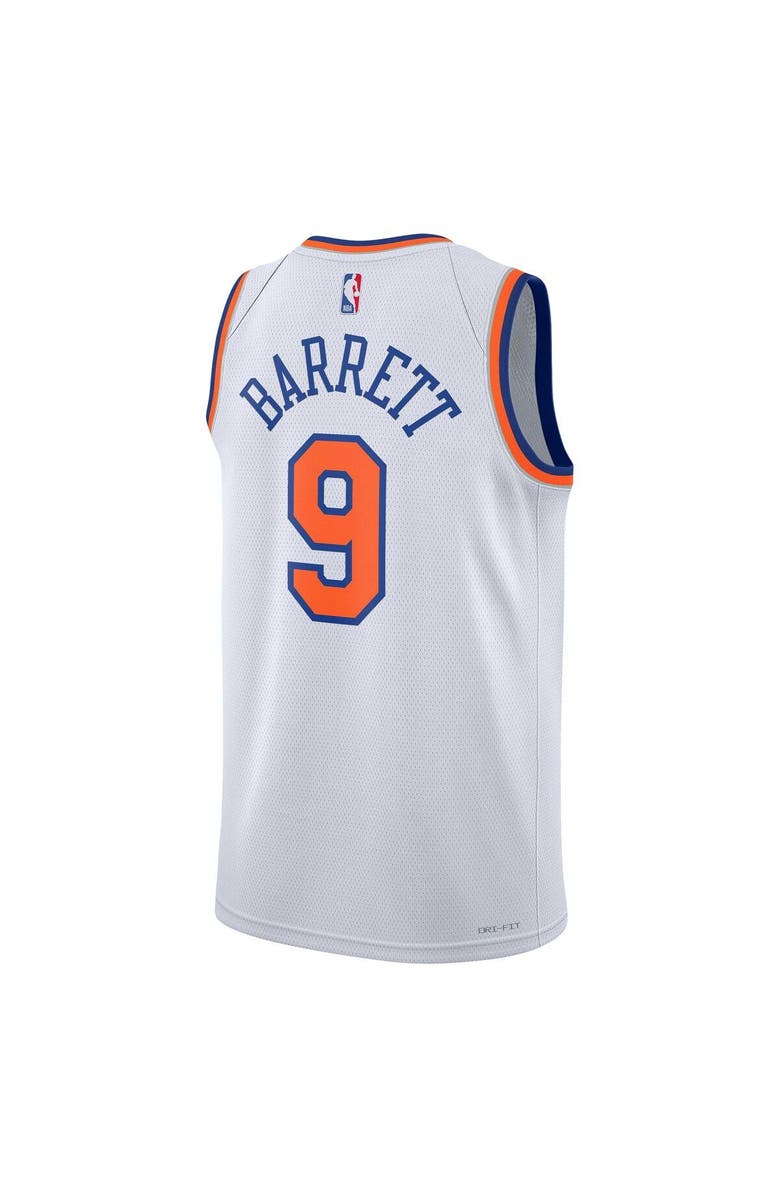 Nike Unisex Nike RJ Barrett White New York Knicks Swingman Jersey - Association Edition, Alternate, color, 