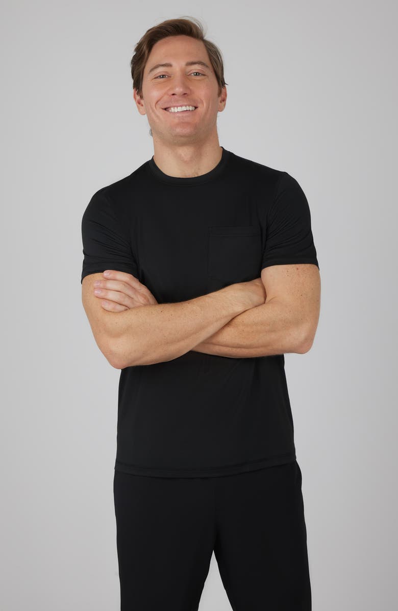 90 DEGREE BY REFLEX Nomad Knit Pocket T-Shirt, Alternate, color,