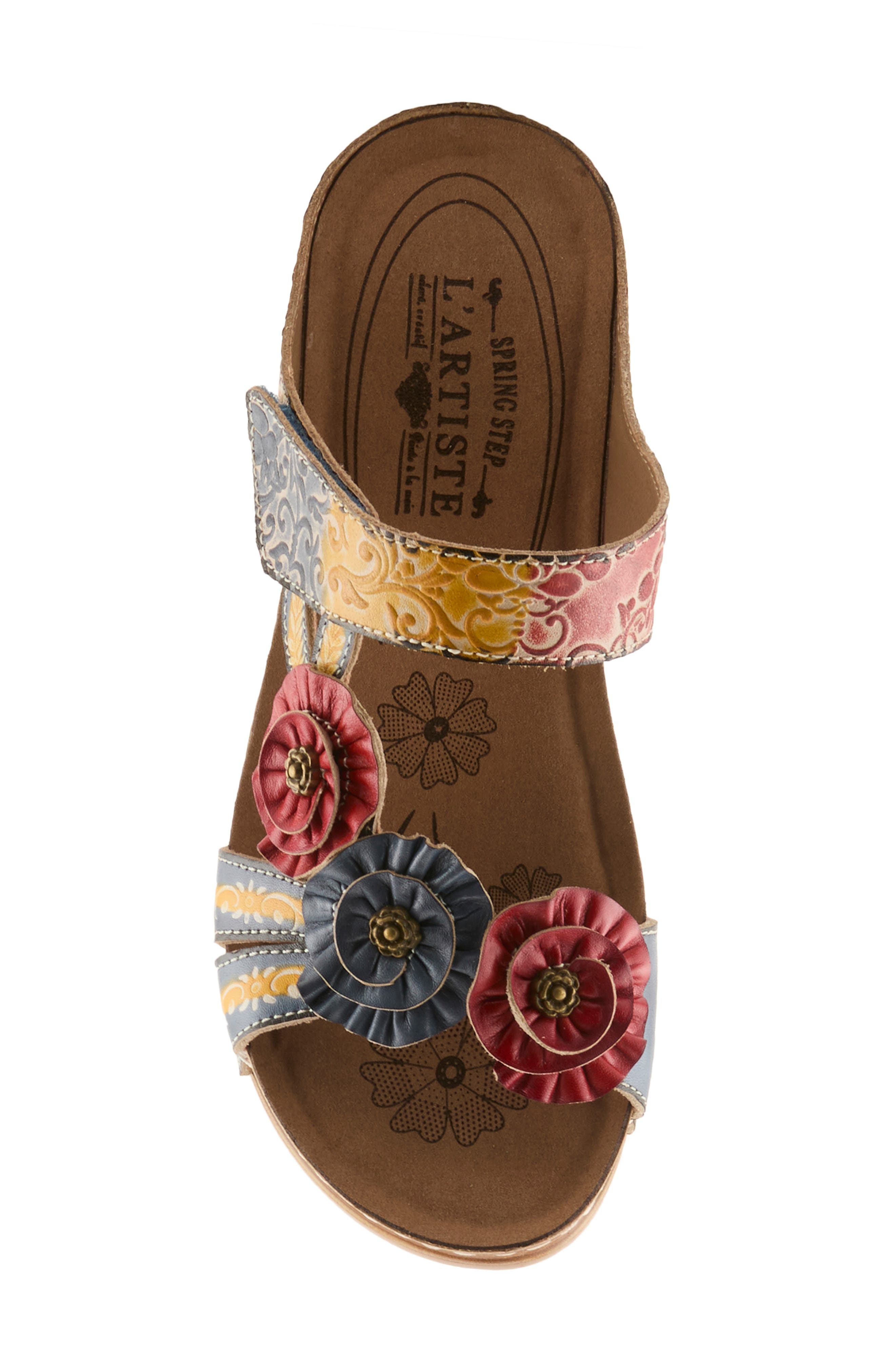 Oh So Sweet Platform Sandal, Alternate, color, BLUE MULTI