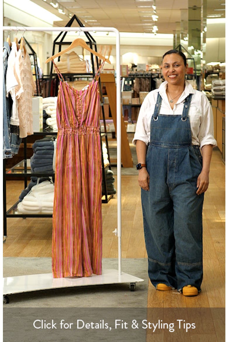 Kelsea Stripe Crop Wide Leg Jumpsuit video