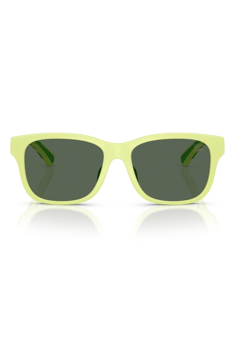 Burberry Kids' 50mm Square Sunglasses, Main, color, Mette Green / Dark Green