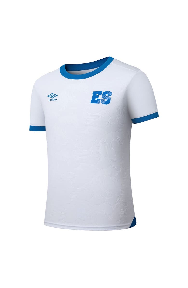 Umbro Men's Umbro White El Salvador National Team 2025 Away Replica Jersey, Alternate, color, White
