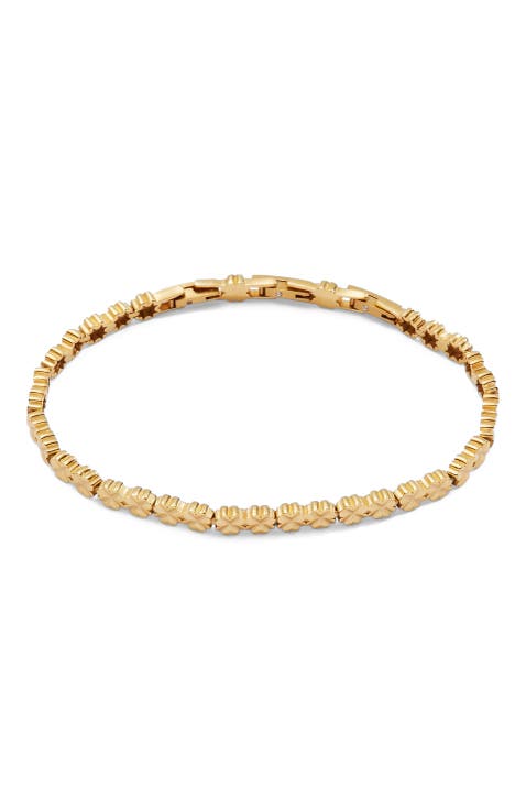 Lucky Clover Tennis Bracelet