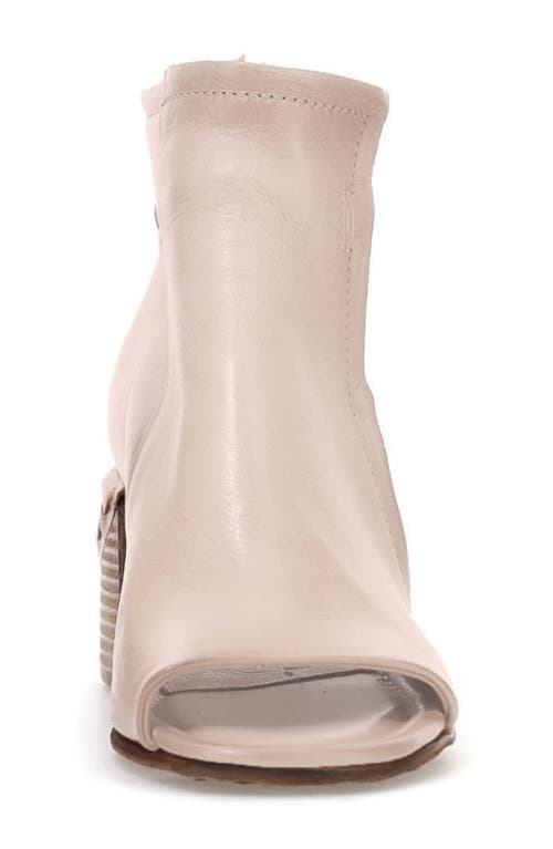 As98 A.s.98 Maxwell Open Toe Bootie In Silk
