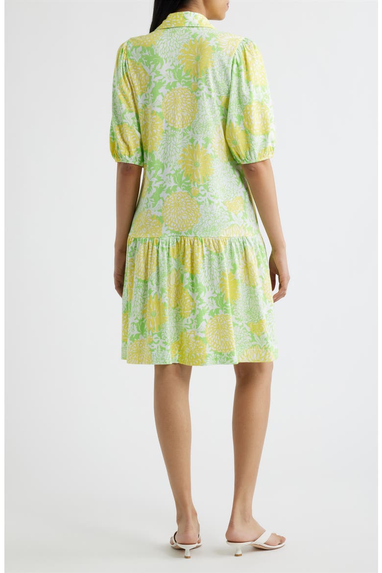 Bingley Floral Print Dress, Alternate, color, CROCODILE GREEN MUMBO JUMBO
