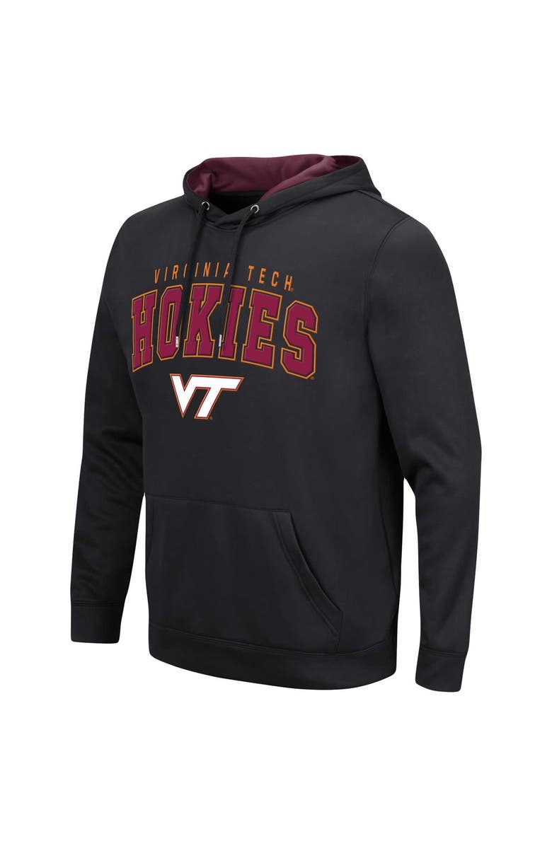 COLOSSEUM Men's Colosseum Black Virginia Tech Hokies Resistance Pullover Hoodie, Alternate, color, Black