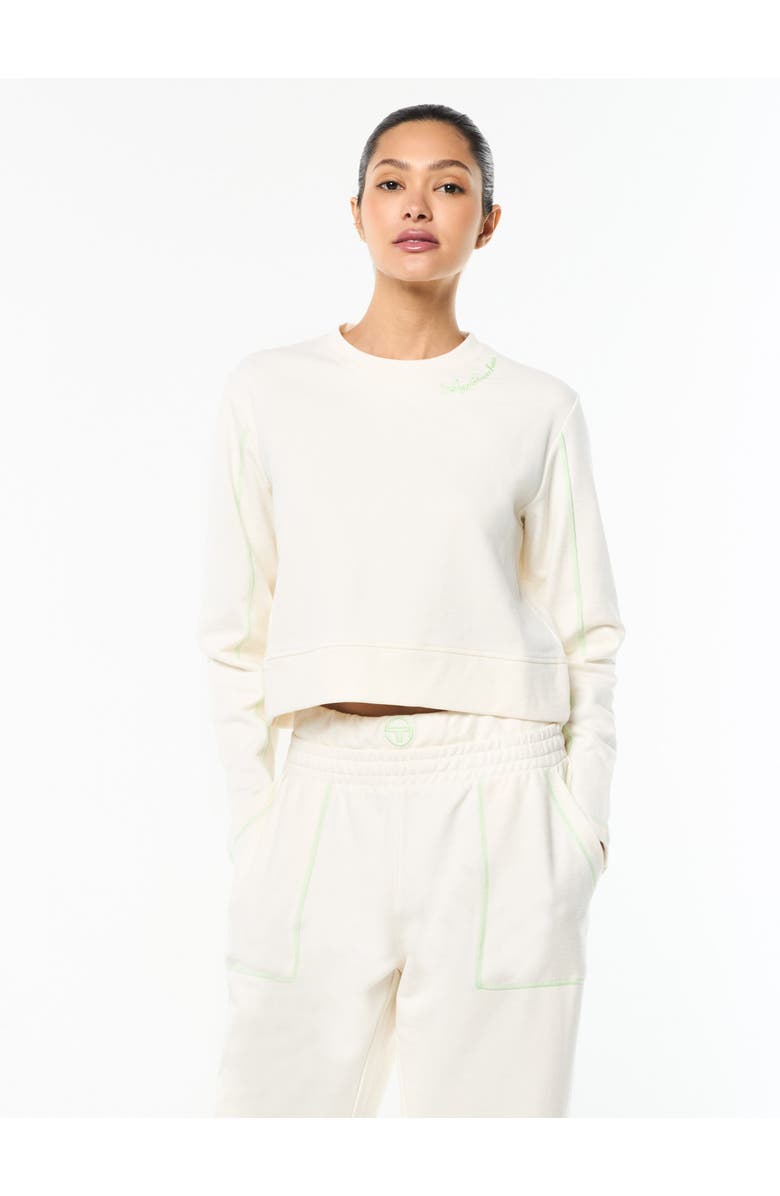 Sergio Tacchini Greta Crewneck, Main, color, Gardenia