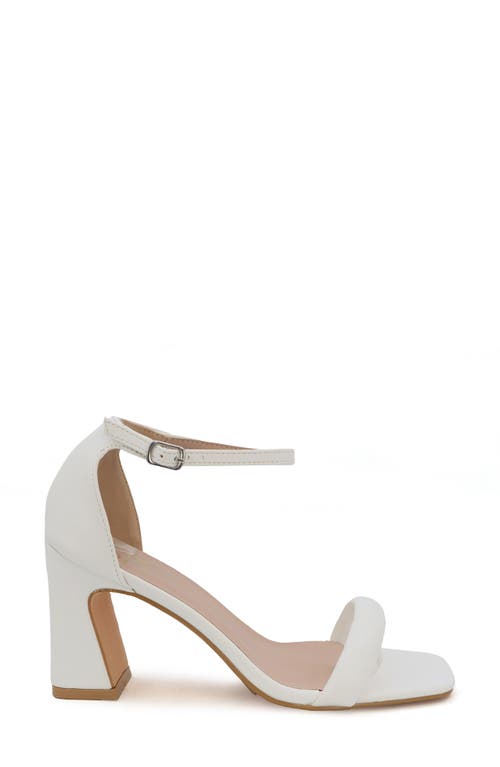 Yoki Selina Ankle Strap Sandal In White