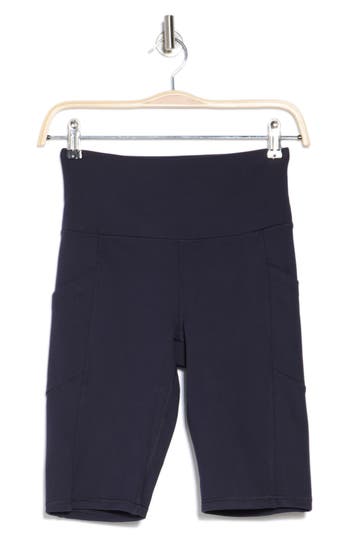 Shop Marika Olivia High Waist Shaping Bermuda Shorts In Midnight Blue