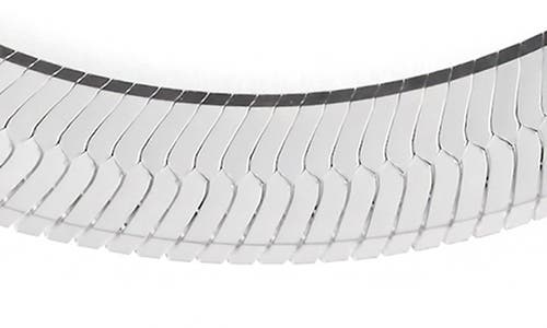 Candela Jewelry Herringbone Chain Bracelet In Silver