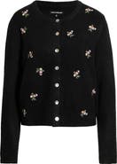 Lucky Brand Floral Embroidered Cardigan