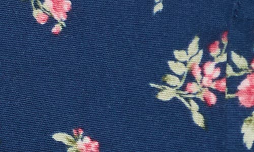 Ralph Lauren Floral Cotton-blend Jersey Sleep Set In Blue