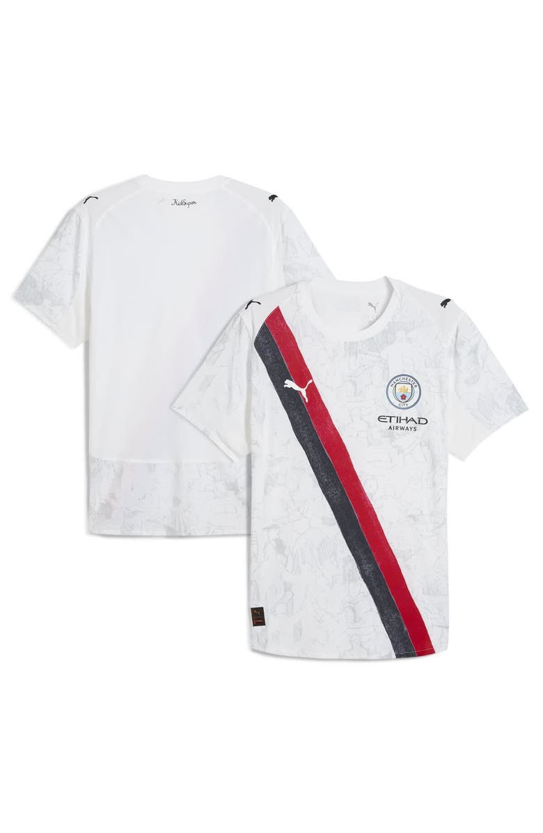 PUMA Men's Puma x KidSuper White Manchester City 2025 FIFA Club World Cup Authentic Jersey, Main, color, White
