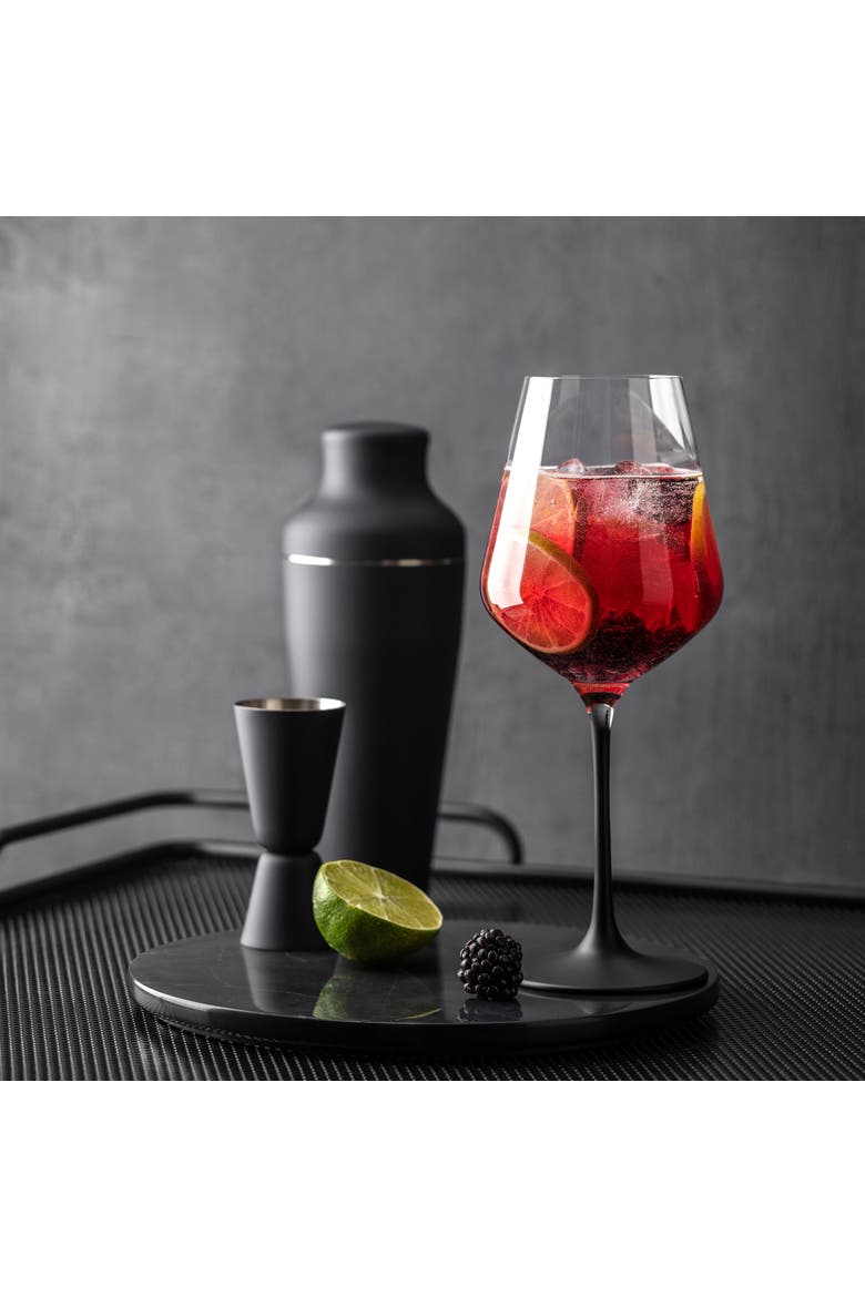 Manufacture Rock Red Wine Goblet Set of 4, Alternate, color, clear