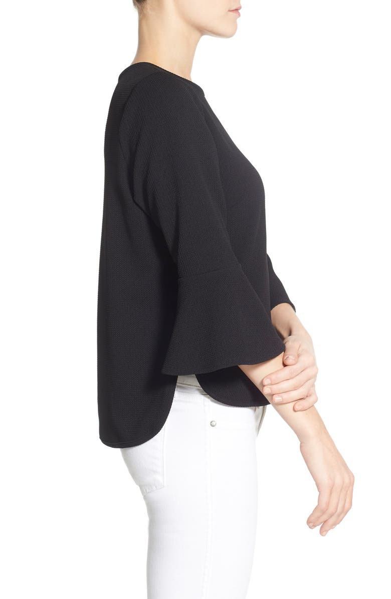 Bobeau Bell Sleeve Top, Alternate, color, 
