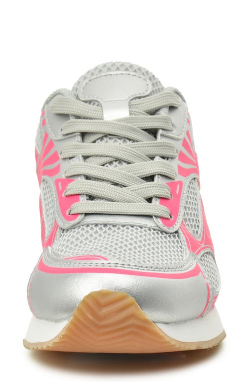 NICOLE MILLER NICOLE MILLER METALLIC MESH SNEAKER 
