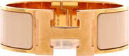 Pre-Owned Hermes Clic H Bracelet Enamel Wide