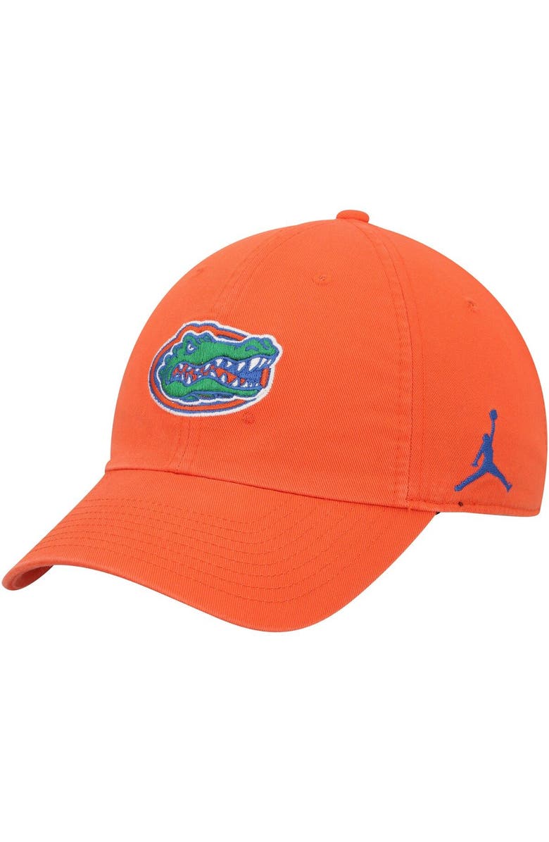 Jordan Brand Unisex Jordan Brand Orange Florida Gators Heritage86 Logo Performance Adjustable Hat, Main, color, 