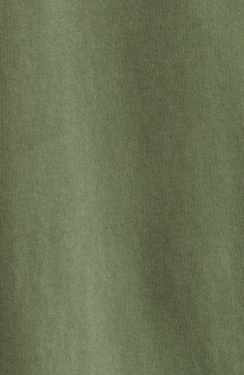 Malbon Golf Horizon Long Sleeve Cotton Graphic T-Shirt, Alternate, color, Olivine