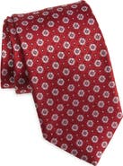 David Donahue Geometric Silk Tie